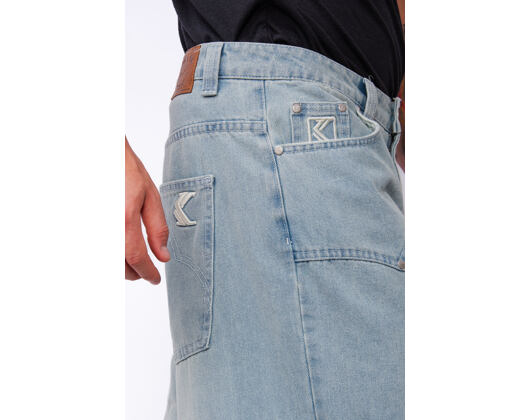 Jeans Karl Kani - Og K Washed Western Relaxed Baggy Jeans - Blau
