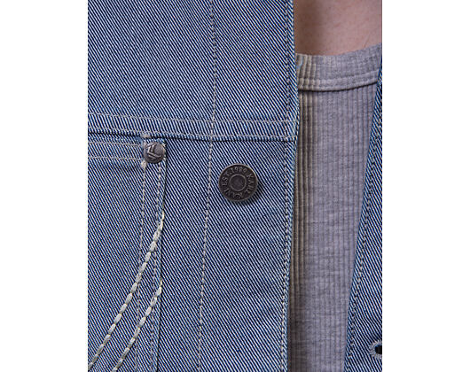 Jeansjacke Karl Kani - Kani Jeans Cropped Silver Denim Jacket