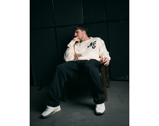 Strickpullover New Era - Branded Knit Sweater - Cream