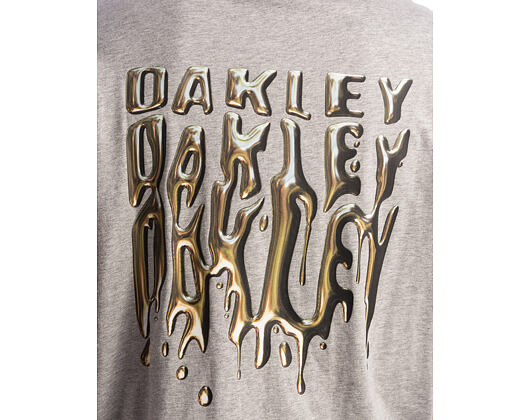 T-Shirt Oakley - Stacked Metal Tee - New Granite Hthr
