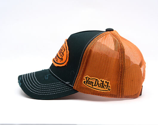 Kappe Von Dutch - Baseball - Vintage Distressed - Orange / Navy