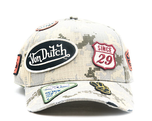 Kappe Von Dutch - Baseball - Camo Patch - Camo