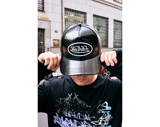 Damen Kappe Von Dutch - Baseball - Vinyl Patch - Black