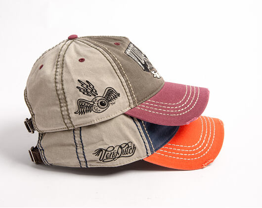 Kappe Von Dutch - Baseball - Embroidery - Red / Green