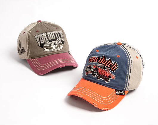 Kappe Von Dutch - Baseball - Embroidery - Orange / Navy