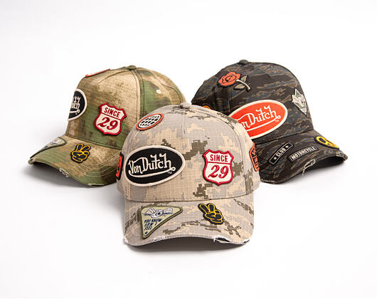 Kappe Von Dutch - Baseball - Camo Patch - Camo