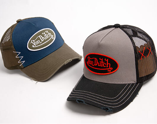Kappe Von Dutch - Trucker - Patch - Navy / Grey