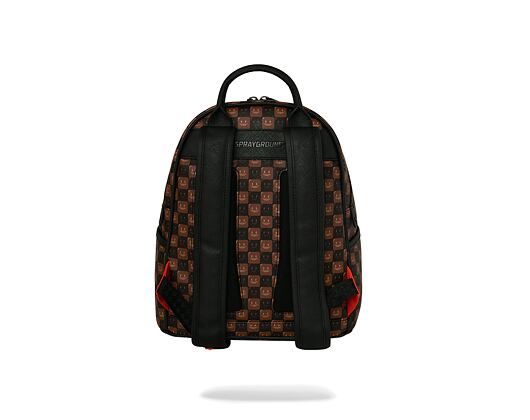 Rucksack Sprayground - Sharks In Paris Wtf Bubble Brown Check Savage Backpack