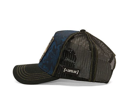 Kappe Capslab - Looney Tunes Trucker - Marvin the Martian Print - Navy / Black