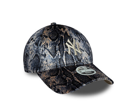 Damen Kappe New Era - MLB Snake Print 9FORTY - NY Yankees - Black / Blush Pink