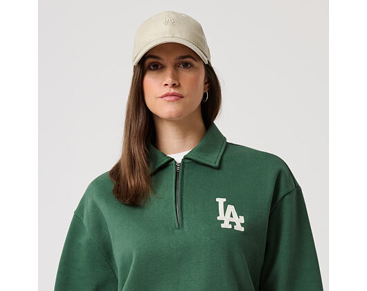 Pullover New Era - MLB Quarter Zip - LA Dodgers - Cilantro Green
