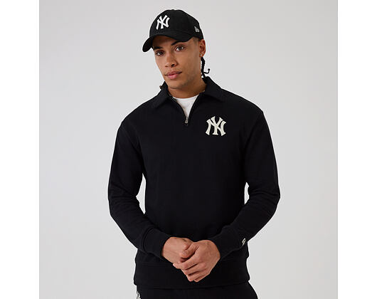 Pullover New Era - MLB Quarter Zip - NY Yankees - Black