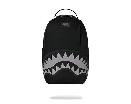 Rucksack Sprayground - Shark Central Black Nylon Gray Embossed Backpack