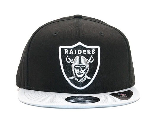 Kappe New Era Cotton Block 3 Oakland Raiders Schwarz/Grau Snapback