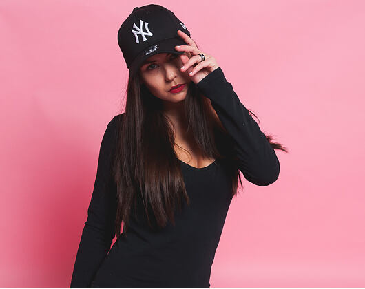 Kappe New Era - 39THIRTY League Basic - NY Yankees - Black / White