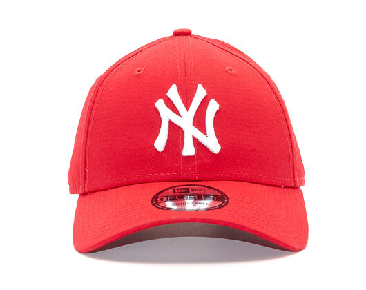 Kappe New Era - MLB Essential 9FORTY - NY Yankees - Scarlet / White
