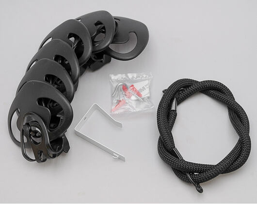 Halter für Kappen CapRack 18 System Schwarz