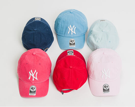 Kappe 47 Brand New York Yankees Clean Up Berry Strapback