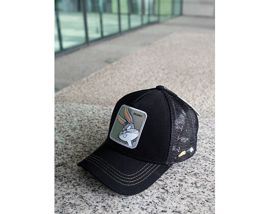 Kappe Capslab - Trucker Looney Tunes - Bugs Bunny - Schwarz