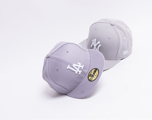 Kappe New Era - MLB Basic 59FIFTY - LA Dodgers - Grey / White