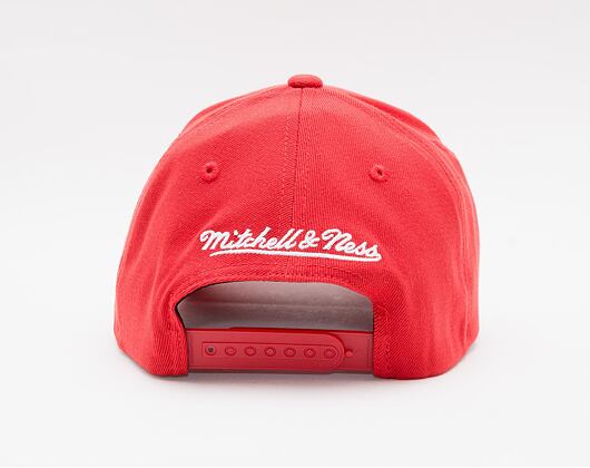Kappe Mitchell & Ness - Branded Pinscript Classic Red - Scarlet / White