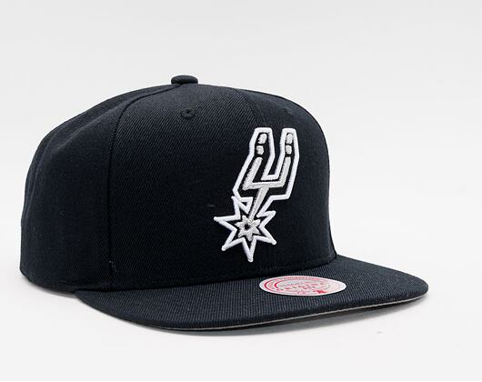 Cap Mitchell & Ness - Team Ground 2.0 Snapback - San Antonio Spurs - Schwarz