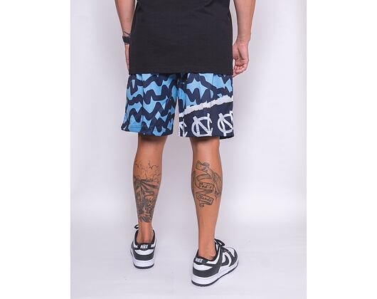Shorts Mitchell & Ness NCAA Jumbotron 2.0 Shorts University Of North Carolina Navy / Hellblau