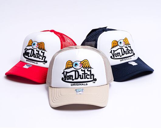 Kappe Von Dutch Baker Trucker Foam White/Tan