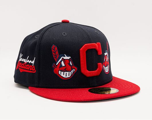 Kappe Adam Wave 59FIFTY MLB “Banned” Cleveland Indians Fitted
