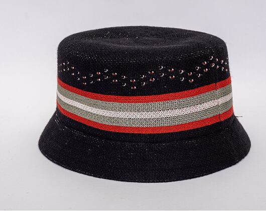 Hut Kangol Slick Stripe Bin Black