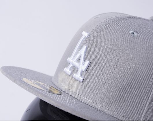 Kappe New Era - MLB Basic 59FIFTY - LA Dodgers - Grey / White