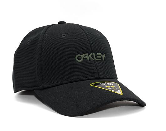 Kappe Oakley - 6 Panel Stretch Metallic Hat - Blackout