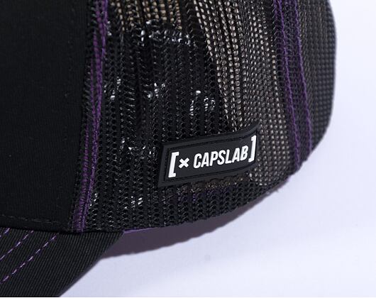 Kappe Capslab Batman - Retro Batman Trucker Black / Purple