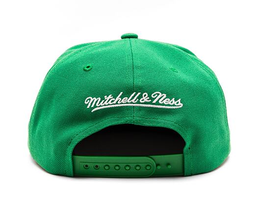 Kappe Mitchell & Ness NBA Conference Patch Snapback Boston Celtics Grün