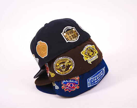 Kappe New Era 59FIFTY MLB Coops Multi Patch San Diego Padres Team Color / Gold