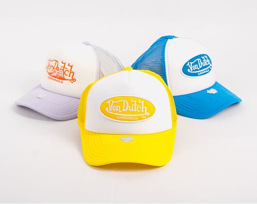 Kappe Von Dutch Trucker Tampa Foam White/Yellow