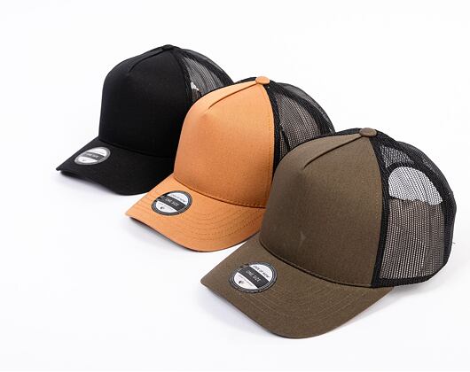 Kappe State of WOW UPFRONT Reed Trucker Cap Camel/Black