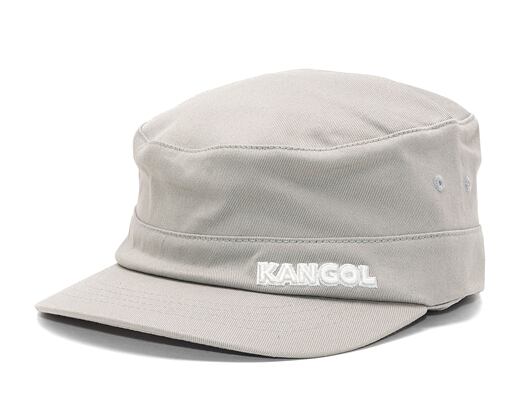 Kappe Kangol Cotton Twill Army Cap Silver