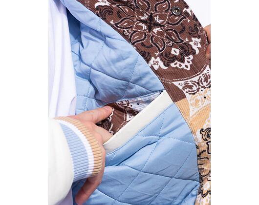 Jacke Karl Kani OG Block Paisley College Jacke hellblau/multicolor