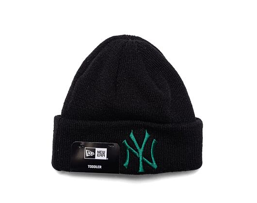 Kinder Mütze New Era MLB Kids League Essential Beanie - NY Yankees - Black / Melachite Green