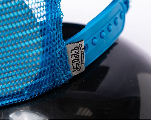 Kappe Von Dutch Trucker Boston - Cotton Twill - Cream/Blue