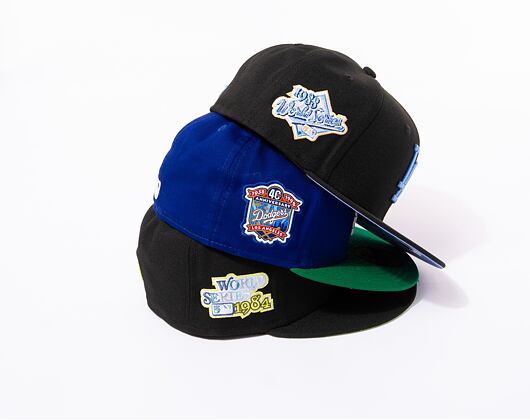 Kappe New Era 59FIFTY MLB Team Color - LA Dodgers - Cooperstown Royal Blue / White / Kelly