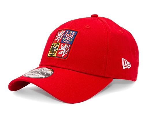 Kappe New Era 9FORTY National Team - Czech Republic Scarlet