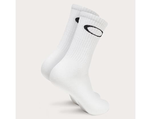 Socken Oakley Ellipse 3er Pack Crew Sock Weiß