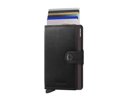 Geldbörse Secrid Miniwallet Original Black & Brown