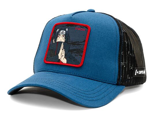 Kappe Capslab Naruto Trucker - Itachi - Royal Blue / Black