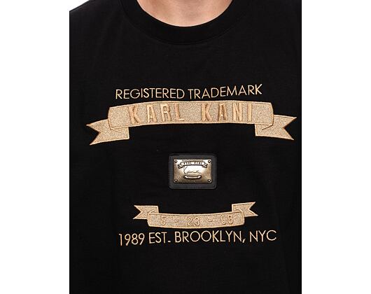 T-Shirt Karl Kani Metal Plate Boxy Tee black