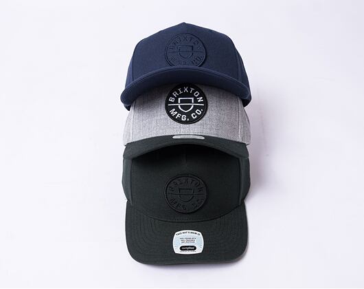 Kappe Brixton Crest C MP Snapback - Pigment Black