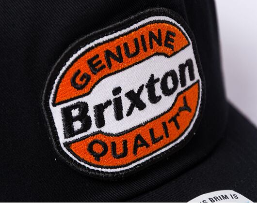 Kappe Brixton Keaton MP Trucker Hat - Black/Black