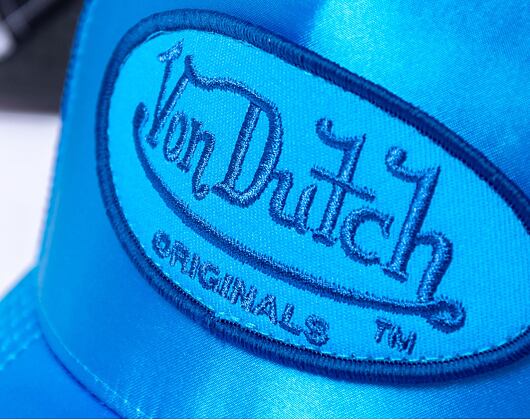 Kappe Von Dutch Trucker Cary - Satin - Blue